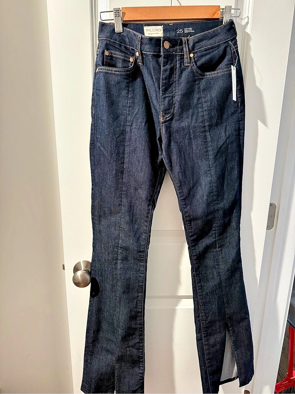 Pilcro Skinny Jeans in Blue Waist 25 NWT